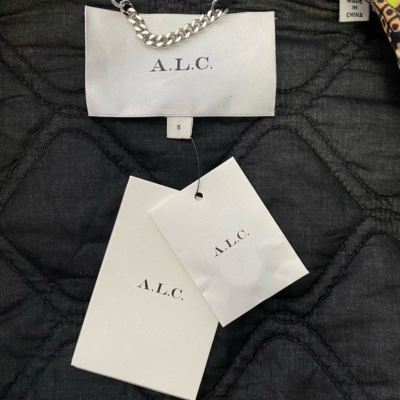 A.L.C Emory Quilted Jacket In Brown - Picture 10 of 12